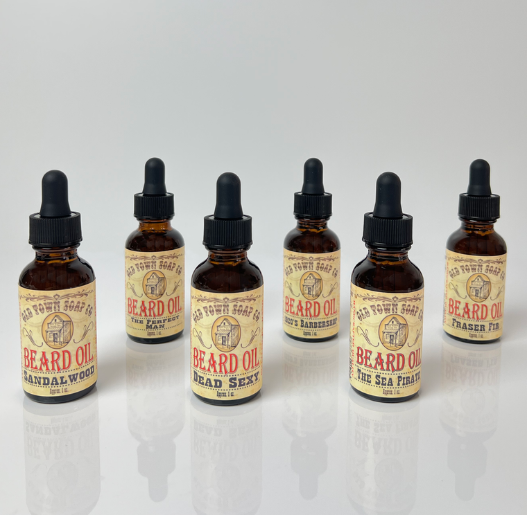 Conditioning Beard Oil, Vit E, Avocado, Grapeseed, Meadowfoam Seed, Argan, Neem, Apricot Oils